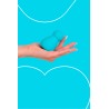 Mini vibro rechargeable Applust bleu - FairyGasm