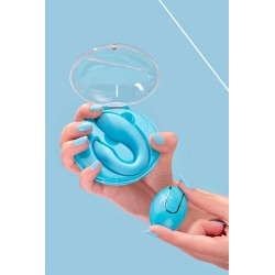 Vibro pour couples PleasureBerry bleu - FairyGasm