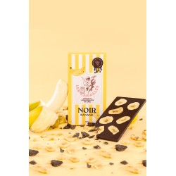 Chocolat noir banane - Tablette 100g - Les canailles
