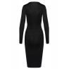 Robe noire à manches longues -  Cotelly Party