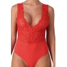 Body rouge Evalie - Passion