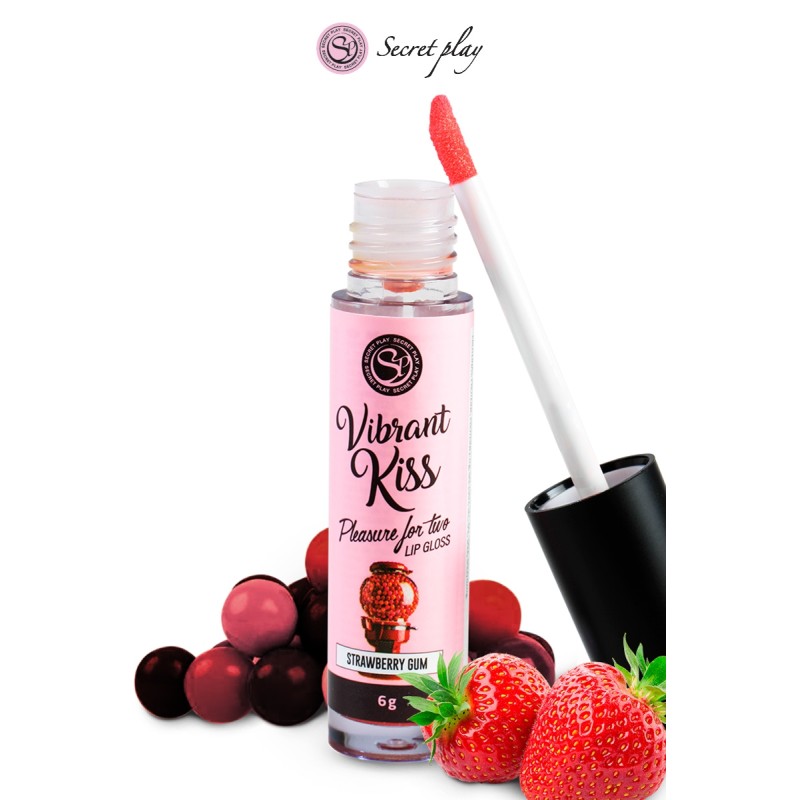 Brillant à lèvres stimulant - fraise bonbon Brillant à lèvres stimulant - fraise bonbon