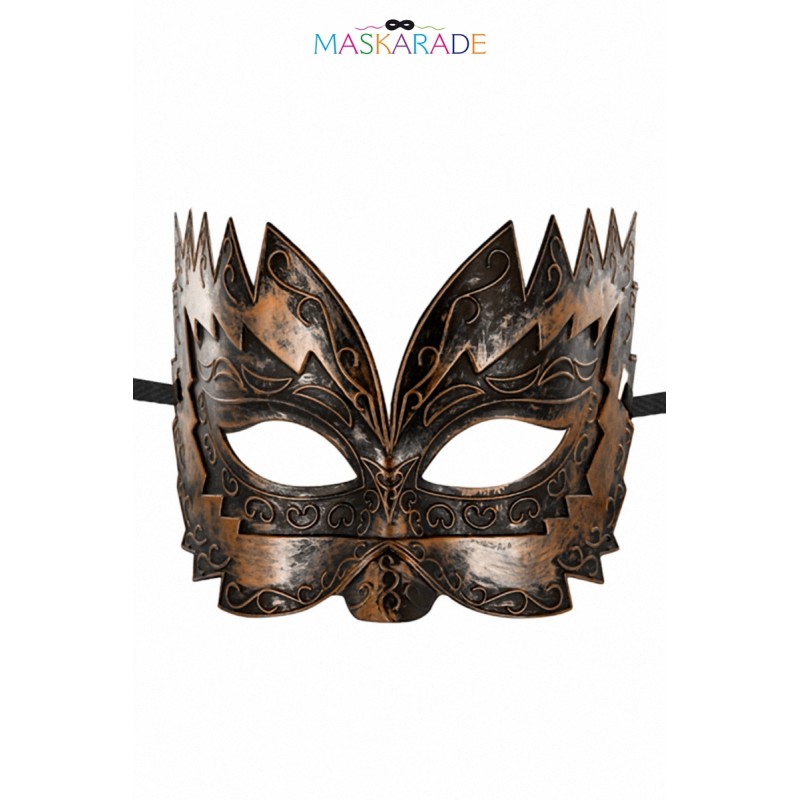 Masque semi-rigide cuivré Don Giovanni Masque semi-rigide cuivré Don Giovanni