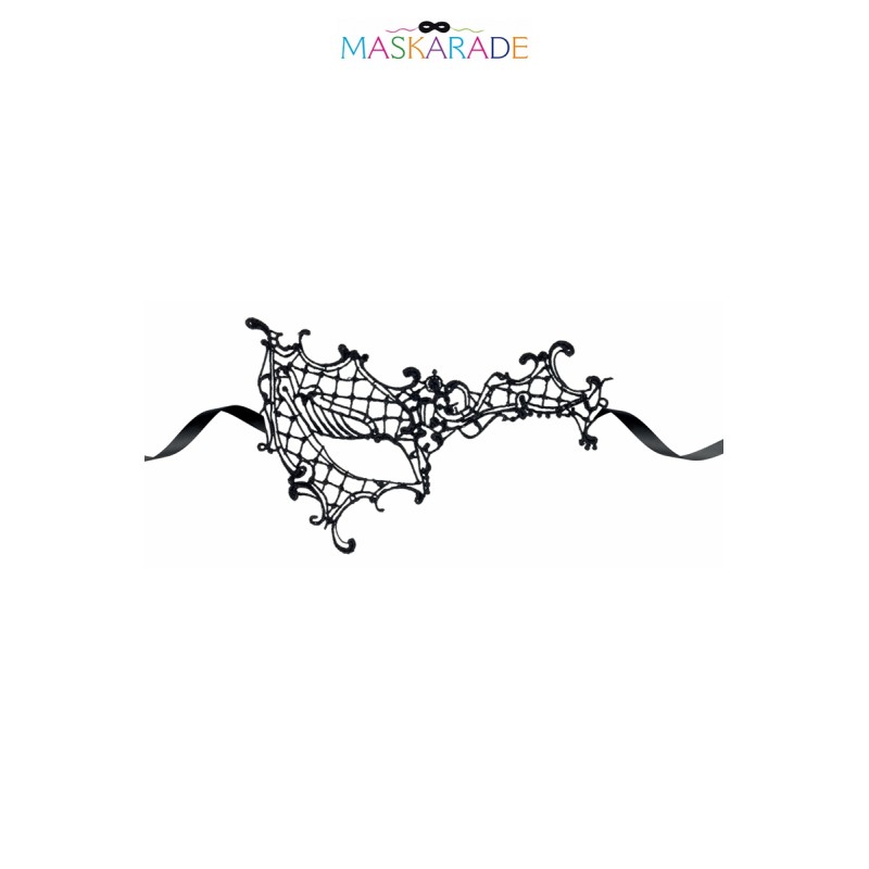 Loup broderie souple Croissant de lune Loup broderie souple Croissant de lune