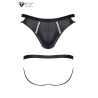 Jock strap noir wetlook - Regnes