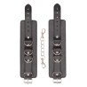 Menottes Premium en cuir noir - Ouch! by Shots