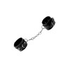 Menottes Premium en cuir noir - Ouch! by Shots