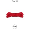 Mini corde de bondage 1,5m rouge - Ouch