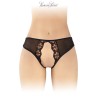Culotte noire ouverte Ambre - Fashion Secret
