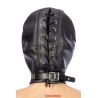 Cagoule BDSM fermée simili cuir - Fetish Tentation