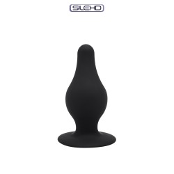 Plug anal The Original Model 2 noir 7,2 cm - SilexD
