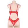 Body rouge ouvert - Paris Hollywood