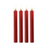 4 bougies SM rouges Large - Ouch!