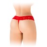 String ouvert Alicia rouge - Fashion Secret