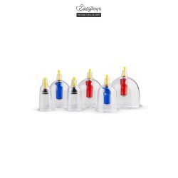 Coffret 6 ventouses Cupping Set - EasyToys Fetish Collection