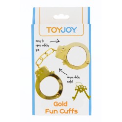 Menottes métal dorées - Toy Joy