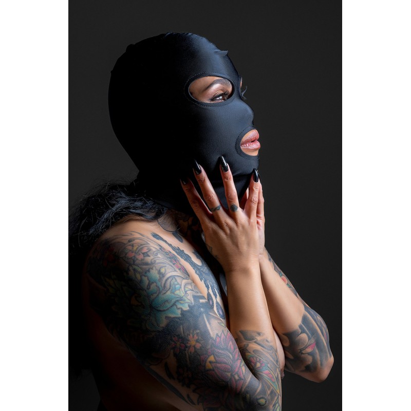 Cagoule BDSM 3 ouvertures - Taboom Cagoule BDSM 3 ouvertures - Taboom