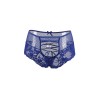 Tanga sexy bleu à laçage
