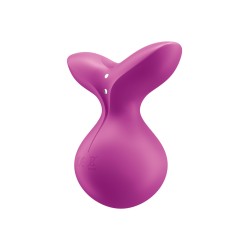 Stimulateur Viva la vulva 3 bordeaux - Satisfyer