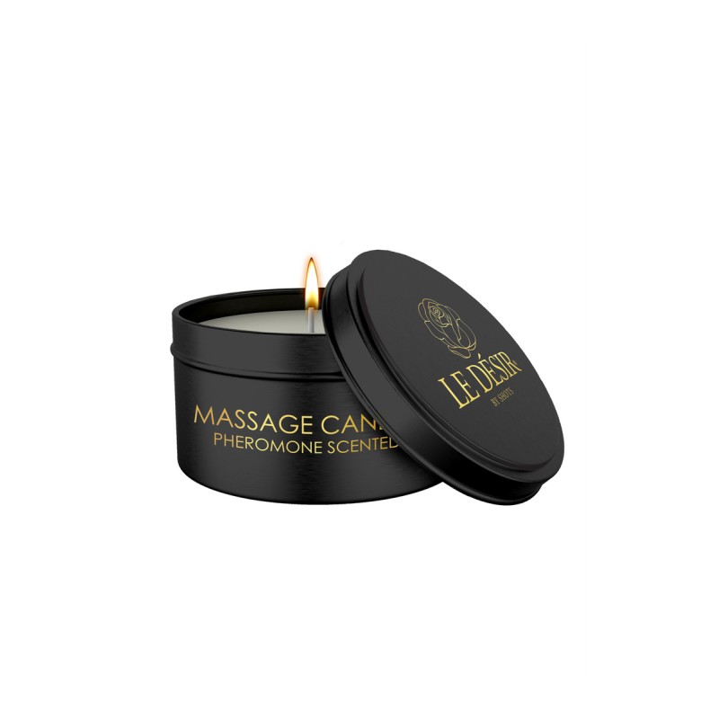 Bougie de massage érotique parfum phéromones 100g - Le Désir Bougie de massage érotique parfum phéromones 100g - Le Désir